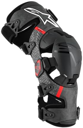 Alpinestars Knie-/Schienbeinschützer Supertech RK-10 Plasma Schwarz Gr. L | Atmungsaktiv