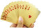 MUSISALY 1 Satz wasserdichte Spielkarten Poker-tischkarten Poker-kartenspiele Pokerkarte Glänzend Professionelle Spielkarten Kartenspielen Farbkarten Wasserkartenspiele Unterhaltung Golden