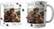 AK Giftshop Dog Mum Personalised Pets Photo Mug and Coaster Set, 10oz, Ceramic