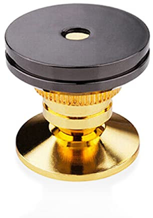 siduytin Confezione da 4 punte per altoparlanti Isolamento antiurto Cuscinetti per giradischi smorzanti Piedini per piedistallo Base conica in metallo Accessori Piede