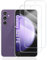 Hhfcryst Vetro Temperato per Samsung Galaxy S23 FE, 2 Pezzi Pellicola Protettiva, HD Trasparente, Senza Bolle, Durezza 9H, Anti Graffio