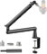 YedZen Microphone Boom Arm, 360° Rotatable Table Mic Stand with 3/8'' and 5/8'' Screw Adapter, Foldable Low Profile Mic Boom Arm, Mic Arm for Studio Podcaster Streaming Gaming
