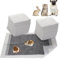 PEFAVPRO Almohadillas para pipí de cobaya, Absorbentes para Conejos, Forros Desechables para jaulas para hámster, Conejo, hurón, Chinchilla y Otros Animales pequeños (60 cm x 45 cm, 60 Unidades)