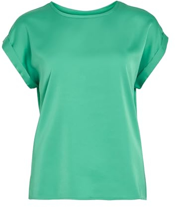 Vila Damen Viellette S/S Satin Top - Noos Viellette S/S Satin Top - Noos (1er Pack)
