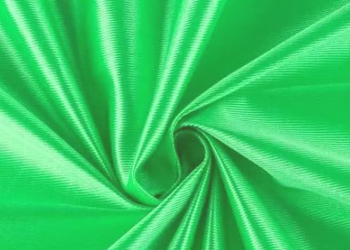 Tela Rasete con brillo 100% Poliéster, Liso, 150 cm de Ancho,utilizada en carnaval y adecuada para decoraciones Disfraces, manualidades, (VERDE PISTACHO, 1 METRO)