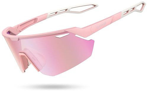 Lamicall Schnelle Brille Herren, Fahrradbrille Damen - [24g TR-90 Super Leicht] Polarisiert Sportbrille Laufbrille mit Verstellbaren Nasenpad & Bügel, UV400 Sonnenbrille Sport für Fahrrad/Ebike/Laufen