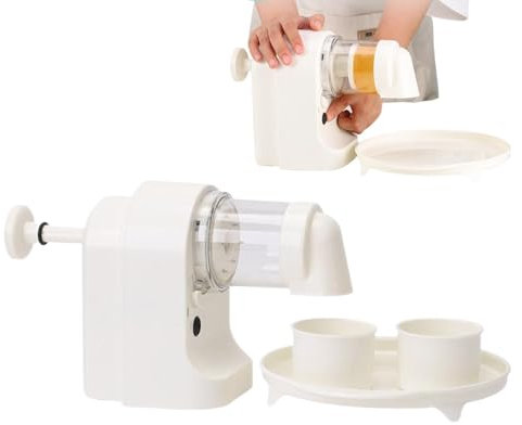 Máquina de cono de nieve genérica - máquina de hielo afeitada con bandeja, máquina de cono de hogar de generación de hielo mejorada - Gadgets de cocina de batería de 2000 mAh para café, reunión