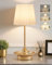 GyroVu Rechargeable Table Lamp,3-Level Brightness Touch Wireless Lamp, Battery Operated Table Lamps, LED Desk Lamp for Bedisde Home Bedroom Restaurant Camping