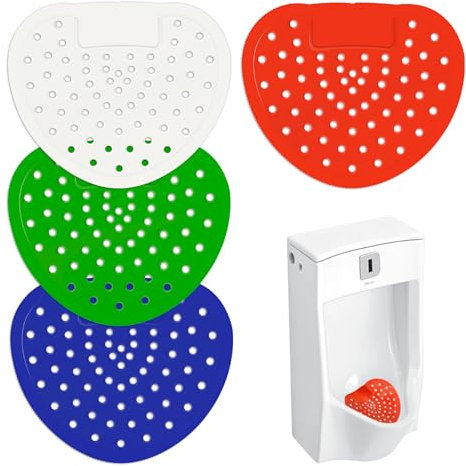 20 Stück Urinalsieb mit Duft, Pissoirsieb Universal Farbiger Duft Urinaleinlage Einsatz,Urinal-Sieb Spritzschutz Urinal-Einlag für Öffentliche Toiletten Hotels Schule Büro