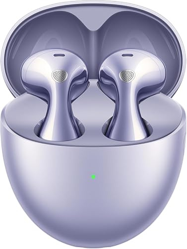 Huawei FreeBuds 6 Wireless Earbuds, Comfort Fit, Dual Driver with True Sound, Clear and Stable Calls, Open Fit ANC, 36H Battery, IP54 Waterproof, iOS & Android, Purple