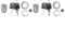Efficient Toolbox Security Replacement Cam Lock Set with Keyed Alike Feature (2 Pack) (25mm)