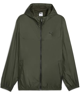 PUMA Herren Essentials Regular Windjacke XXL, Dark Olive Green