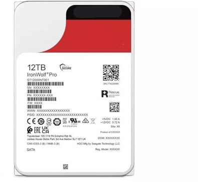 FOR ST12000NT001 Hard Drive 12TB 7200 RPM 256MB SATA 6Gb/s HDD