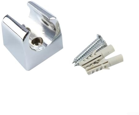 babominimer Wandhalterung aus massivem Messing mit schlankem Chrom-Finish, verstellbar für Handbrausestäbe, Duschköpfe und Bidet-Sprüher, einfache Installation