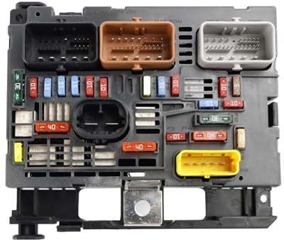 Artudatech kfz Sicherungskasten Sicherungskastenmodul BSM 9807028780 Passend für Citroen Berlingo C4 C8 Passend für Peugeot Partner 307 2007-