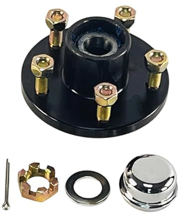 BaotyJie Kit Mozzo Rimorchio con Tappo Antipolvere Accessori per Rimorchi Sostituisce Il Robusto 5 Su 4,5