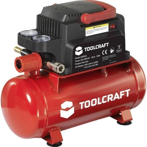 TOOLCRAFT Druckluft-Kompressor 6 l 8 bar