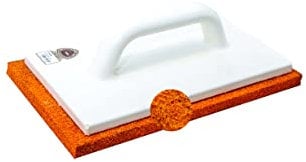 Handelskönig Schwammscheibe Reibebrett Kunststoff Putzbrett 140 x 280 mm Reibebrett für Putz und Estrich, Schwammgummi fein 20 mm