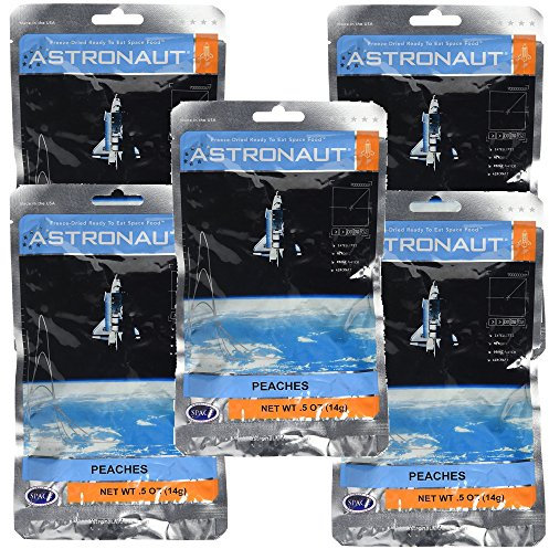 Astronaut Food 5 Pack - Freeze Dried Peaches