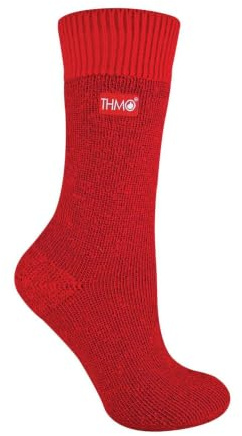 THMO - 1 Pair Ladies Thick Winter Warm Thermal Socks with Comfort Top & Smooth Toe Seam