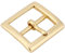 Hztyyier Messing Gürtelschnalle, Metall Rollschnallen, Gürtelschnalle mit Single Prong Square für 1.6inch DIY Ledergürtel