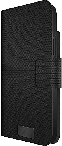 Black Rock - 360° 2in1 Flip Case für Apple iPhone 12 Mini I - Magnetverschluss und Kartenfächer (Schwarz)