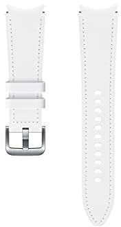 Samsung Watch Strap Hybrid Leather Band - Official Samsung Watch Strap - 20mm - M/L - White