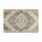 Loberon Badematte Davis, ornamentales Muster, Trendiger Used-Look, rutschfeste Unterseite, Badezimmerteppich, Badtextilien, Badvorleger, Baumwolle, grau