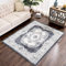 Tinyboy-hbq Teppich Wohnzimmer Moderner Kurzflor rutschfest,Waschbar Flauschig Weich,Passend für Wohnzimmer,Schlafzimmer und Esszimmer,Grau Weiß,80 x 120 cm