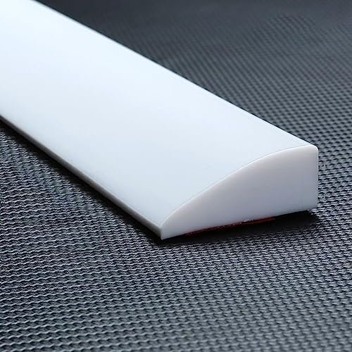 SIDID Tragbar Türschwellenrampe für Saugroboter Rampe Türschwelle aus Massiver Silikongel, Rollstuhlrampe Bordsteinrampe 1.2/1.8 cm Hoch für Roller, Fahrrad(60x2x1.2cm)