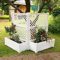 NYVI Pflanzkasten NYVIGreen 100x43x140 cm 110 Liter mit Spalier 2er Set - Pflanzkübel aus wetterfestem & recyceltem Kunststoff - Blumenkasten - Pflegeleicht, Montage ohne Werkzeug, Farbe:Weiß