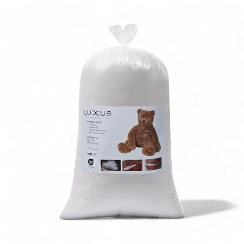 Luxus Füllwatte 3kg Polyester 100% Oeko TEX zertifiziertes Kissenfüllmaterial,Bastelwatte,Kissenfüllung,füllwatte für kuscheltiere