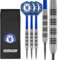 FOCO Offiziell lizenziert Chelsea FC Flüge mit 80% Tungsten 24 Gramm Red Dragon Profi Dartpfeile Metallspitze Satz Einschließlich Dartpfeile Schäfte & Darts Bar Geldbörse