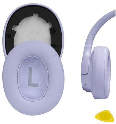 Geekria QuickFit Replacement Ear Pads Compatible with JBL Tune 700BT, 750BTNC, 710BT, 720BT, 760NC, 770NC Wireless Headphones, Ear Cushions (Purple)
