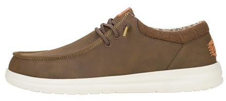 HEYDUDE Paul Classic Herren - Slip-on Schuhe - Mokassin-Stil, Brown, 46