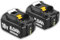 2X 18V 8.0Ah/8000mAh Ersatzakku für Makita BL1860B BL1850B BL1840 BL1830 BL1815 BL1835 BL1850B BL1845 BL1850 BL1860B 194205-3 LXT-400 with LED Werkzeugakku