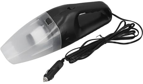 Asixxsix Aspirateur de Voiture, 120 W 12 V Puissant, Mini Aspirateur à Main Portable Filaire, Faible Bruit, Utilisation Humide et Sèche, Léger, Nettoyage en Profondeur pour Poils d'animaux