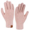 Bequemer Laden Touchscreen Handschuhe Damen Winter Warm Winterhandschuhe Strickhandschuhe mit Elastisch Manschette Frauen Geschenk, Rosa