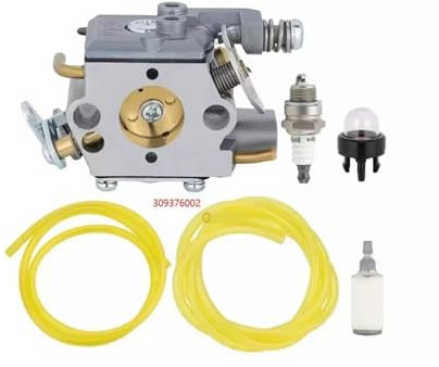 LCCOZMD Pièces de Tondeuse à Gazon Kit de carburateur pour Ryobi RY3714 RY3716, gaz pour tronçonneuse 309376002, Moteur Carb
