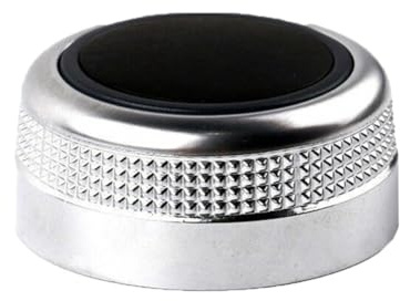Helilyco Multimedia Bedienknopf für Audi A6 A8 S6 Silber Ersatz Drehschalter Knopf mit OEM 4F0919069 für MMI Navigationssystem