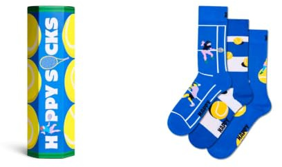 Happy Socks Golf- & Tennis-Crew-Socken für Herren und Damen, 36-40 & 41-46