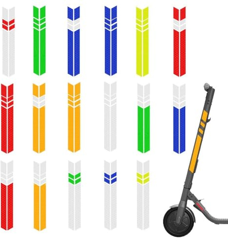 Ninebot Elektro Scooter Deko Aufkleber Set PVC Material 460x90mm - für ES1 E ES4 E22 Modelle