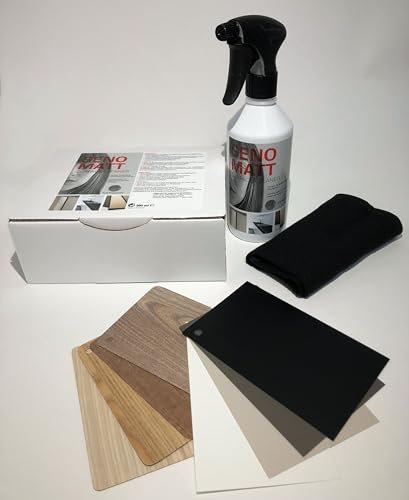 Möbelreiniger Senomatt 500ml inkl. Reinigungstuch für matte Möbeloberflächen Küchenfronten antifingerprint und antistatisch