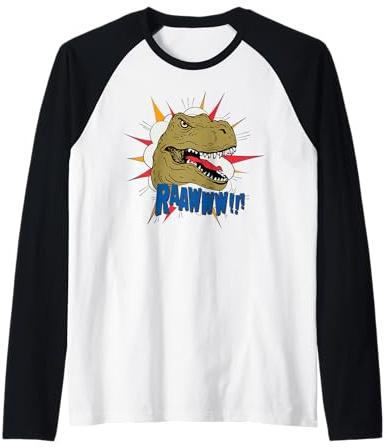 Dino Dinosaurier Rawr T-Rex Comic Tyrannosaurus Rex Kostüm Raglan