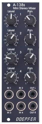 Doepfer A-138SV Mini Stereo Mixer Vintage Edition - Mixer Modular Synthesizer