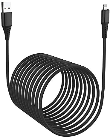 26FT Charger Cable, 8M USB Phone Charging Cord Fast Charging Cables Compatible for Phone 13 Pro Max, 12, 11pro, X, Xs, Xr, Xs Max, 8, 8 Plus, 7, 7Plus, 6, 6 Plus/SE, Pad and Pod Touch