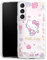 DeinDesign Slim Case extra dünn kompatibel mit Samsung Galaxy S22 Silikon Handyhülle transparent Hülle Hello Kitty Wasserfarbe Fanartikel