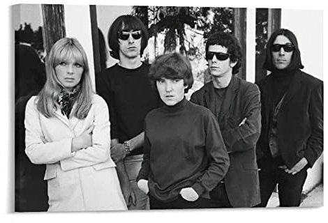 ZHUYING The Velvet Underground Poster Rock Band Poster Musik Poster Retro Home Decor Poster Wandkunst Hängender Bild Druck Dekorative Malerei Poster 30,5 x 45,7 cm