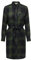 ONLY Damen Onlriley Life Ls Check Dress Wvn, Black/Checks:duffle Bag, S