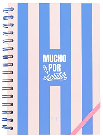 Mr. Wonderful Notizbuch A5 rosa - viel zu schreiben